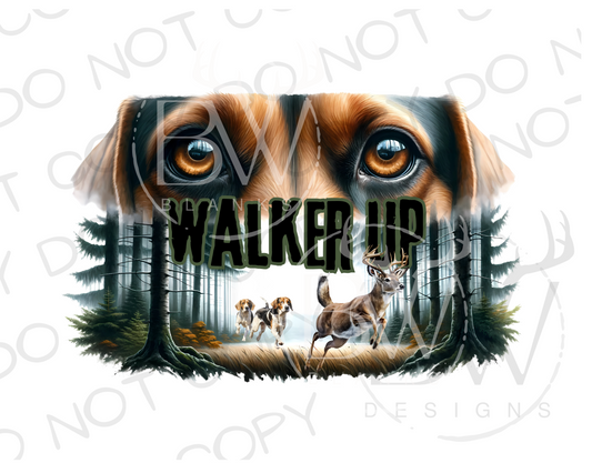 Walker Up Deer Hunting Digital Download PNG