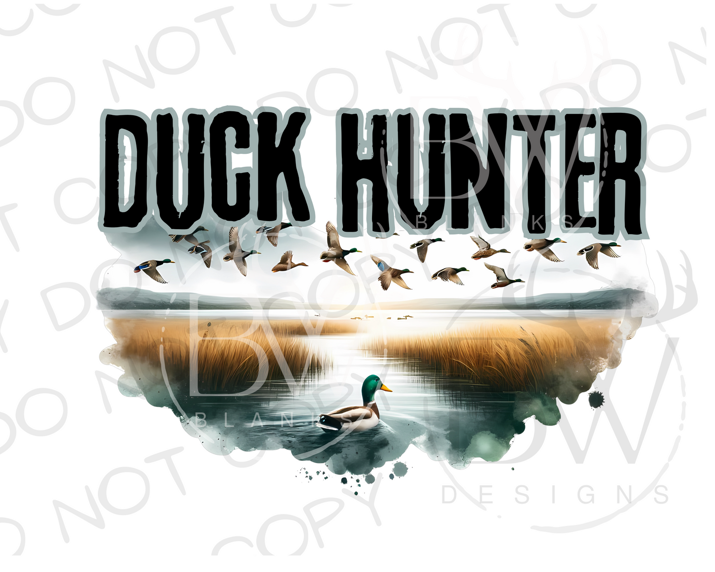 Duck Hunter Duck Hunting Digital Download PNG