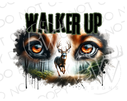 Walker Up Deer Hunting Digital Download PNG