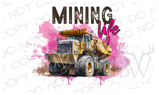 Mining Life Construction Digital Download PNG