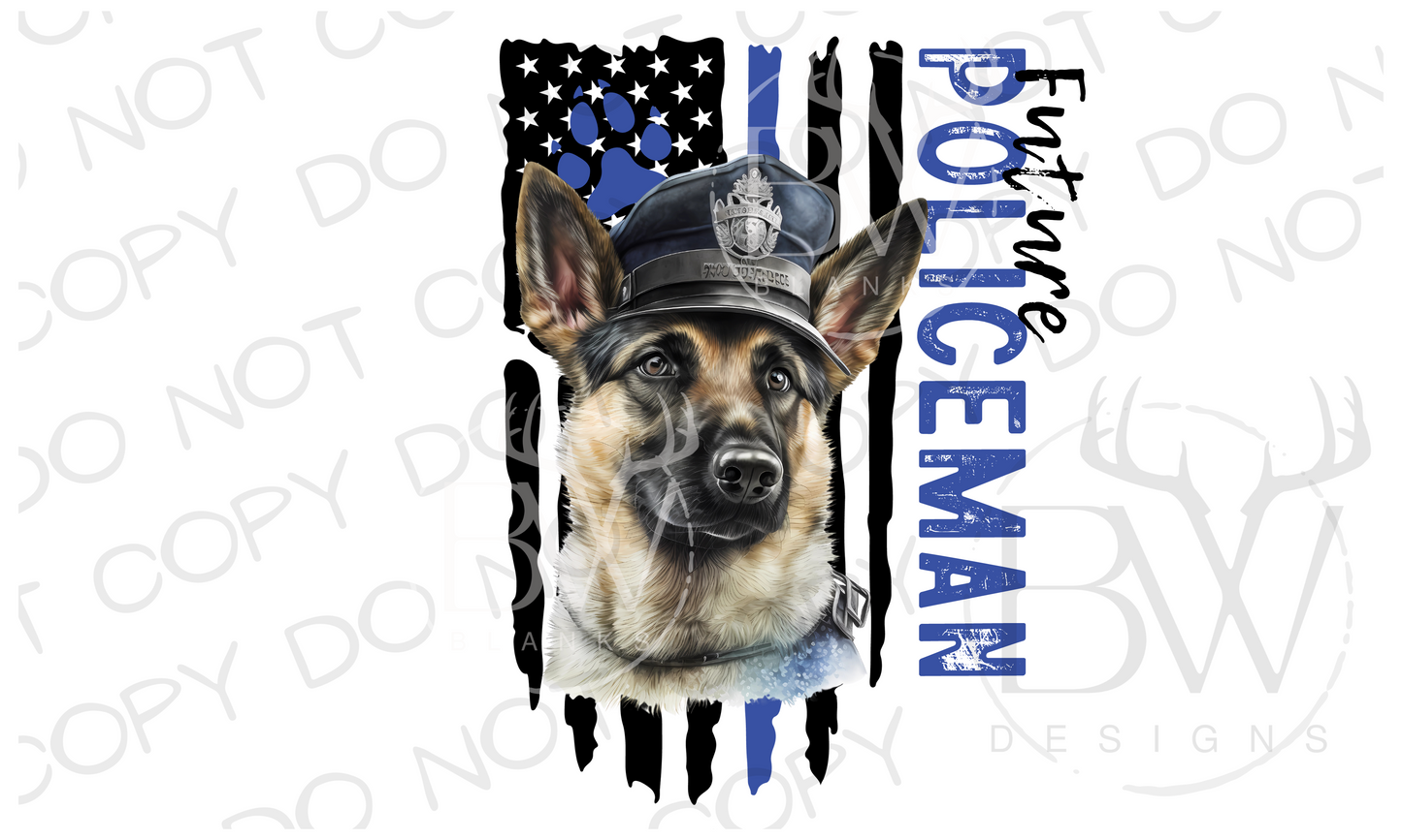 Future Policeman Digital Download PNG