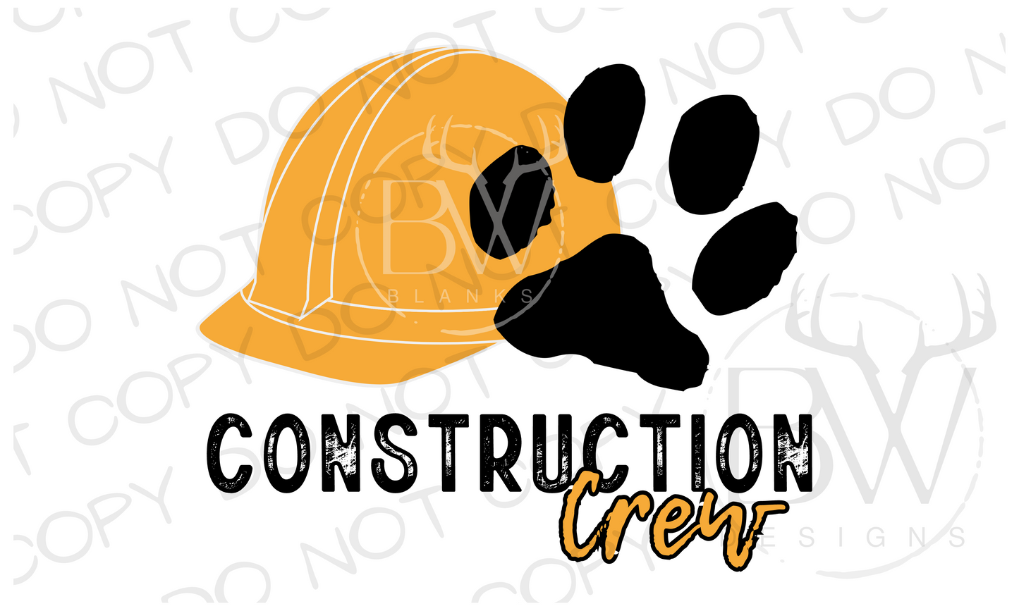 Construction Crew Construction Digital Download PNG