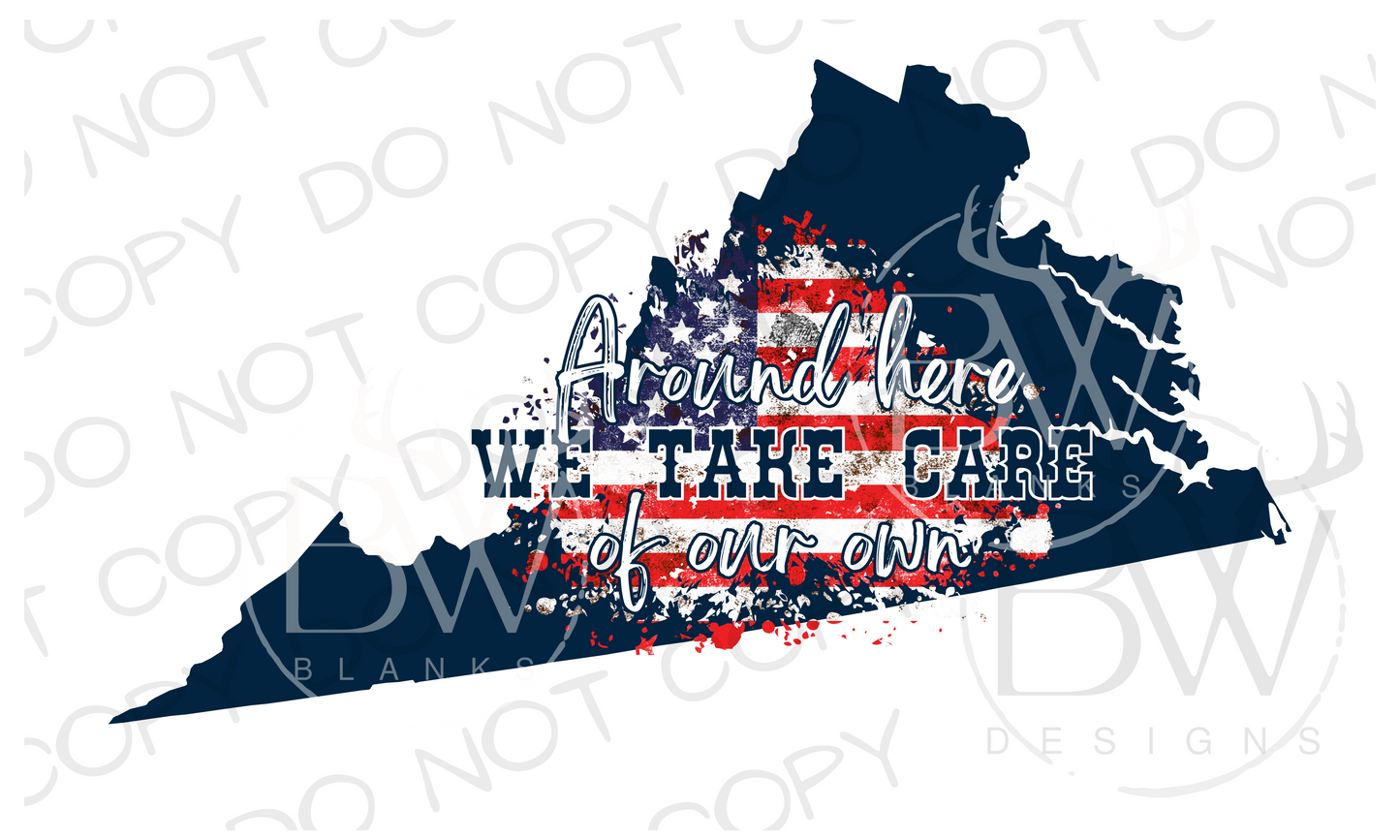 Virginia Small Town Digital Download PNG