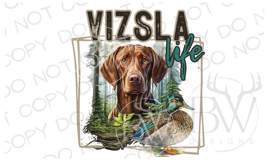 Vizsla Life Duck Hunting Digital Download PNG