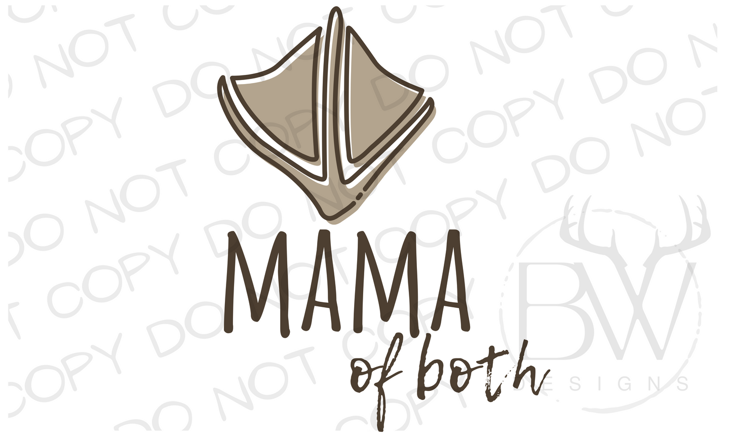 2-Pack Mad Love for My Flock Mom of Both Duck Hunting Digital Download PNG