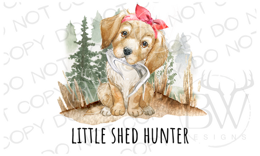 Little Shed Hunter Shed Hunting Digital Download PNG