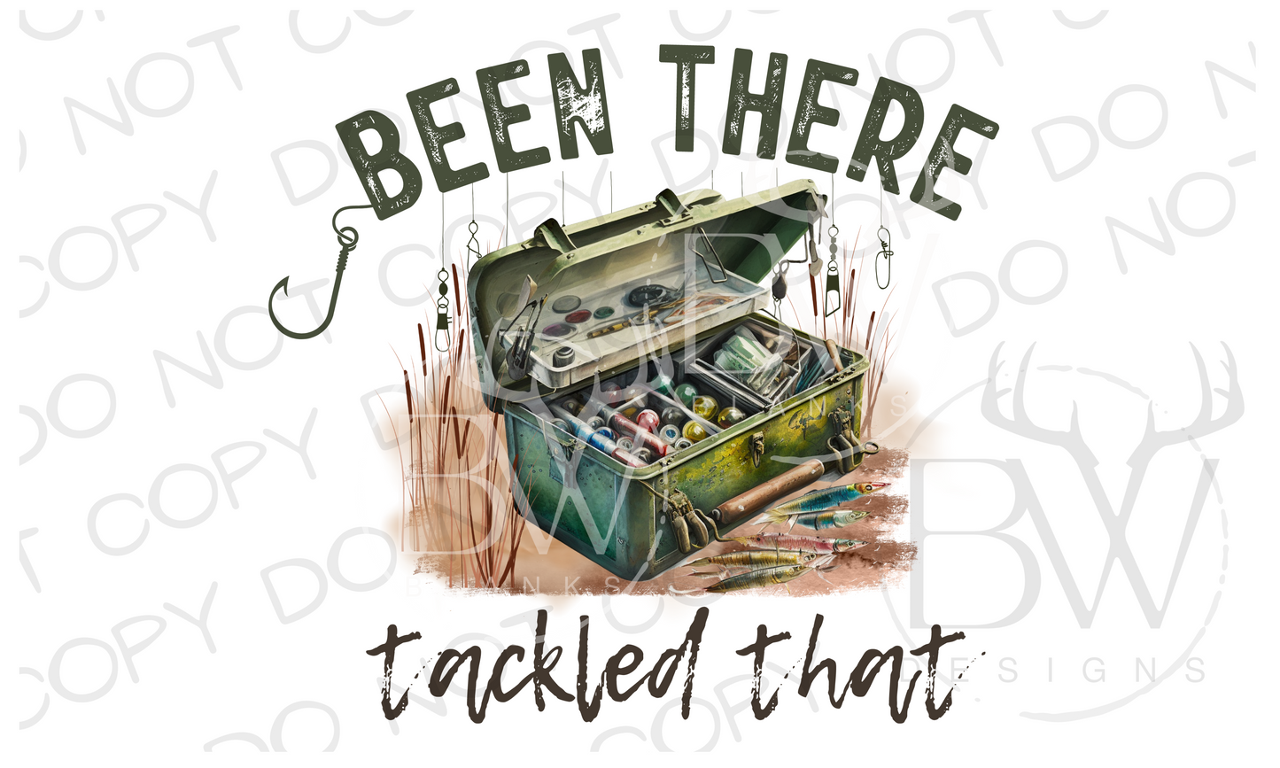 Been There Tackled That Fishing Tackle Box Digital Download PNG