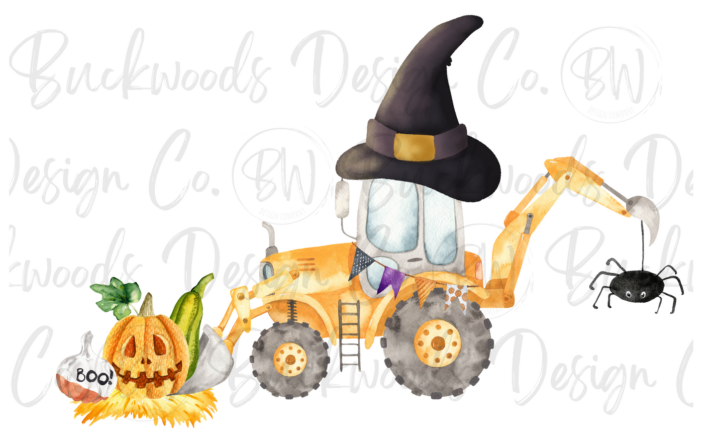 Construction Halloween Digital Download PNG