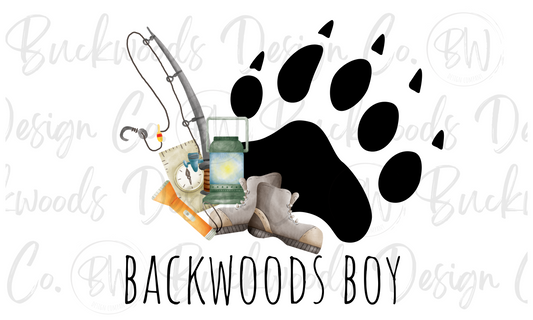 Backwoods Boy Digital Download PNG