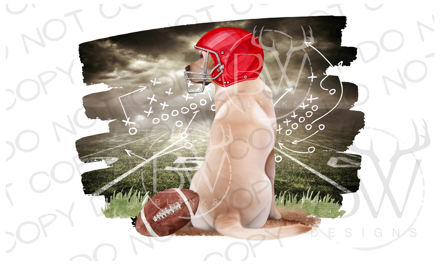 Football Hunting Dog Digital Download PNG