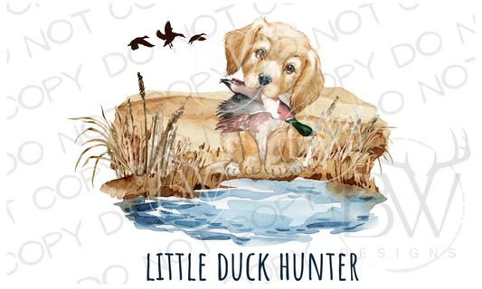 Little Duck Hunter Duck Hunting Digital Download PNG