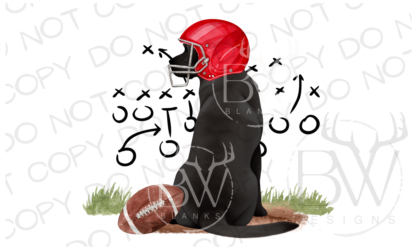 Football Hunting Dog Digital Download PNG