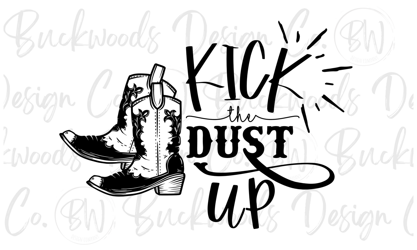 Kick The Dust Up Country Music Digital Download PNG