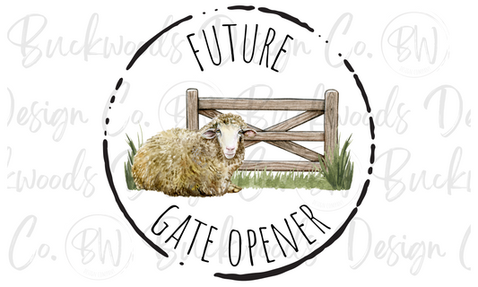 Future Gate Opener Sheep Rancher Digital Download PNG