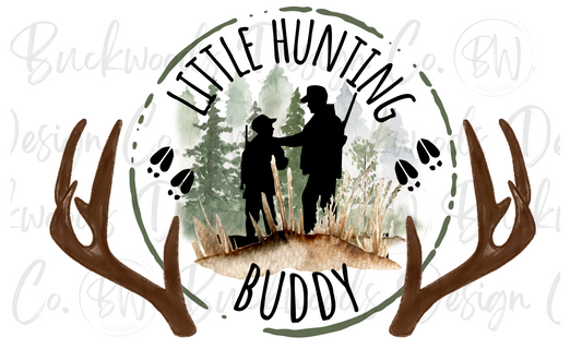 Little Hunting Buddy Deer Hunting Digital Download PNG