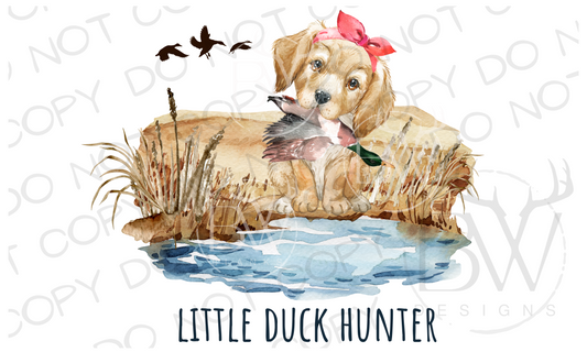 Little Duck Hunter Duck Hunting Digital Download PNG