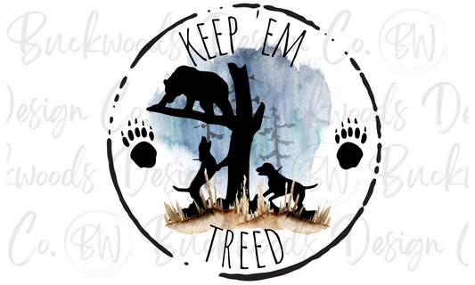 Bear Hunting Digital Download PNG