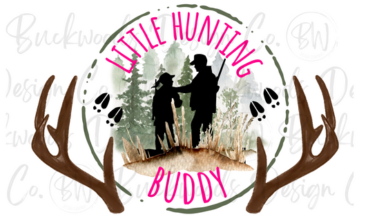 Little Hunting Buddy Deer Hunting Digital Download PNG