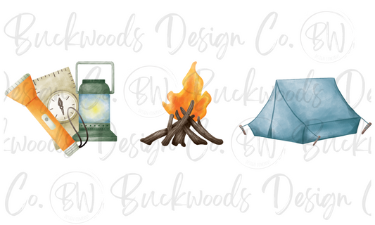 Camping Digital Download PNG