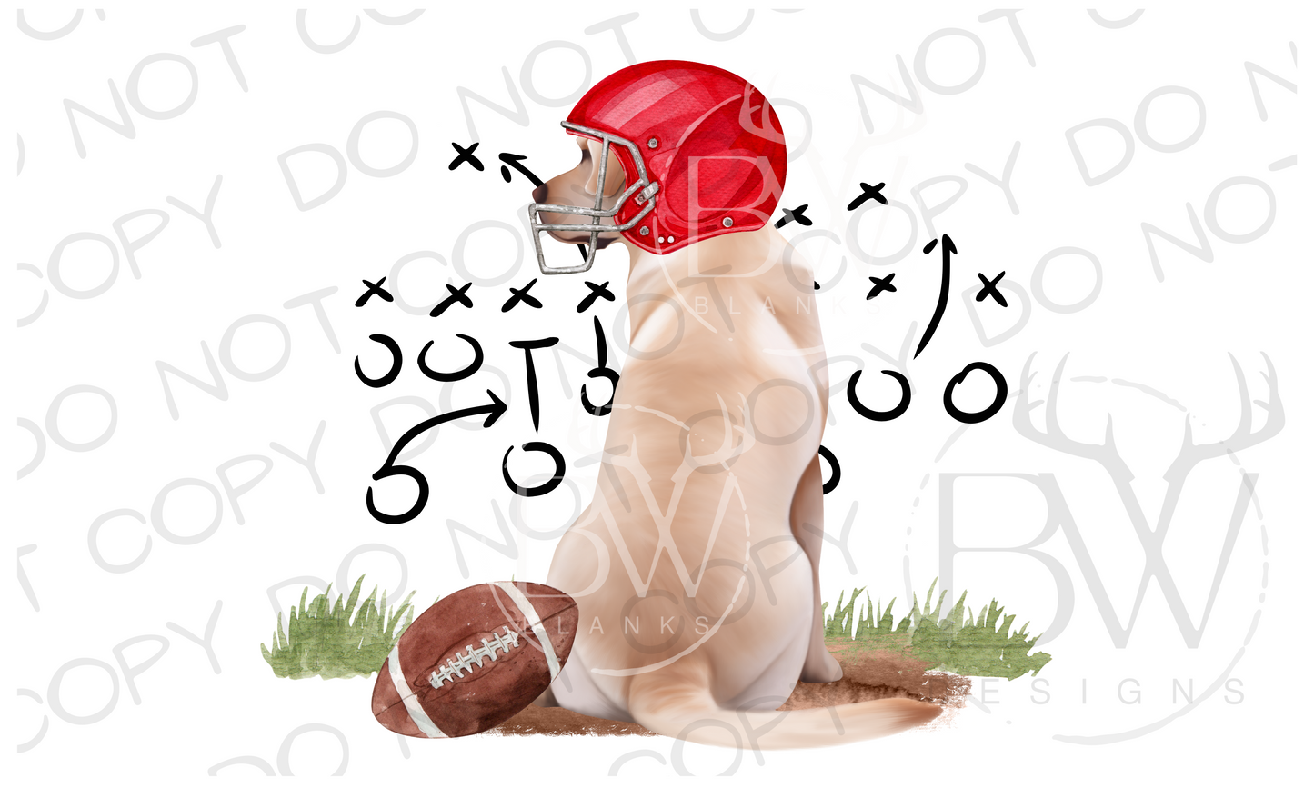 Football Hunting Dog Digital Download PNG