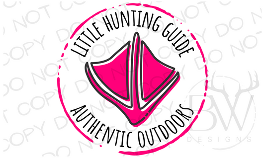 Little Hunting Guide Duck Hunting Digital Download PNG