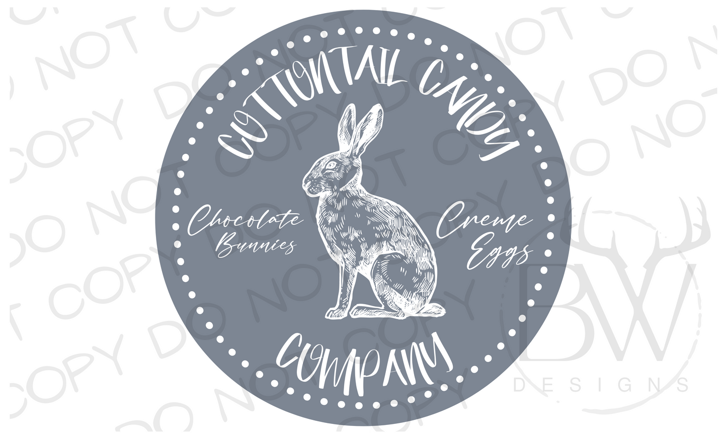 Cottontail Candy Company Easter Digital Download PNG