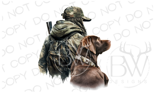 Hunter Hunting Digital Download PNG