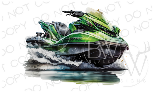 Jet Ski Summer Digital Download PNG