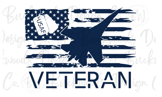 U.S. Air Force Veteran Digital Download PNG