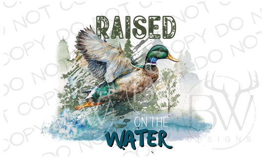 Raised on the Water Duck Hunting Digital Download PNG