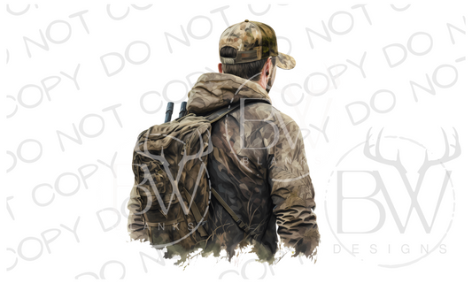 Hunter Hunting Digital Download PNG