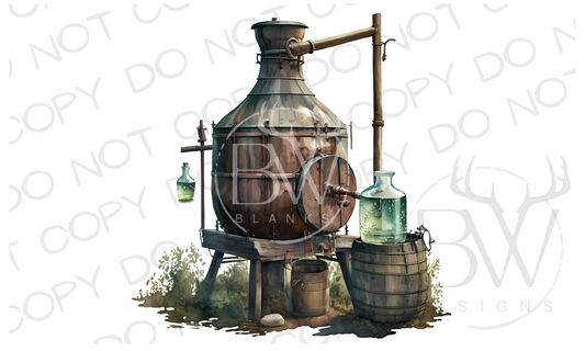 Moonshine Still Moonshine Digital Download PNG