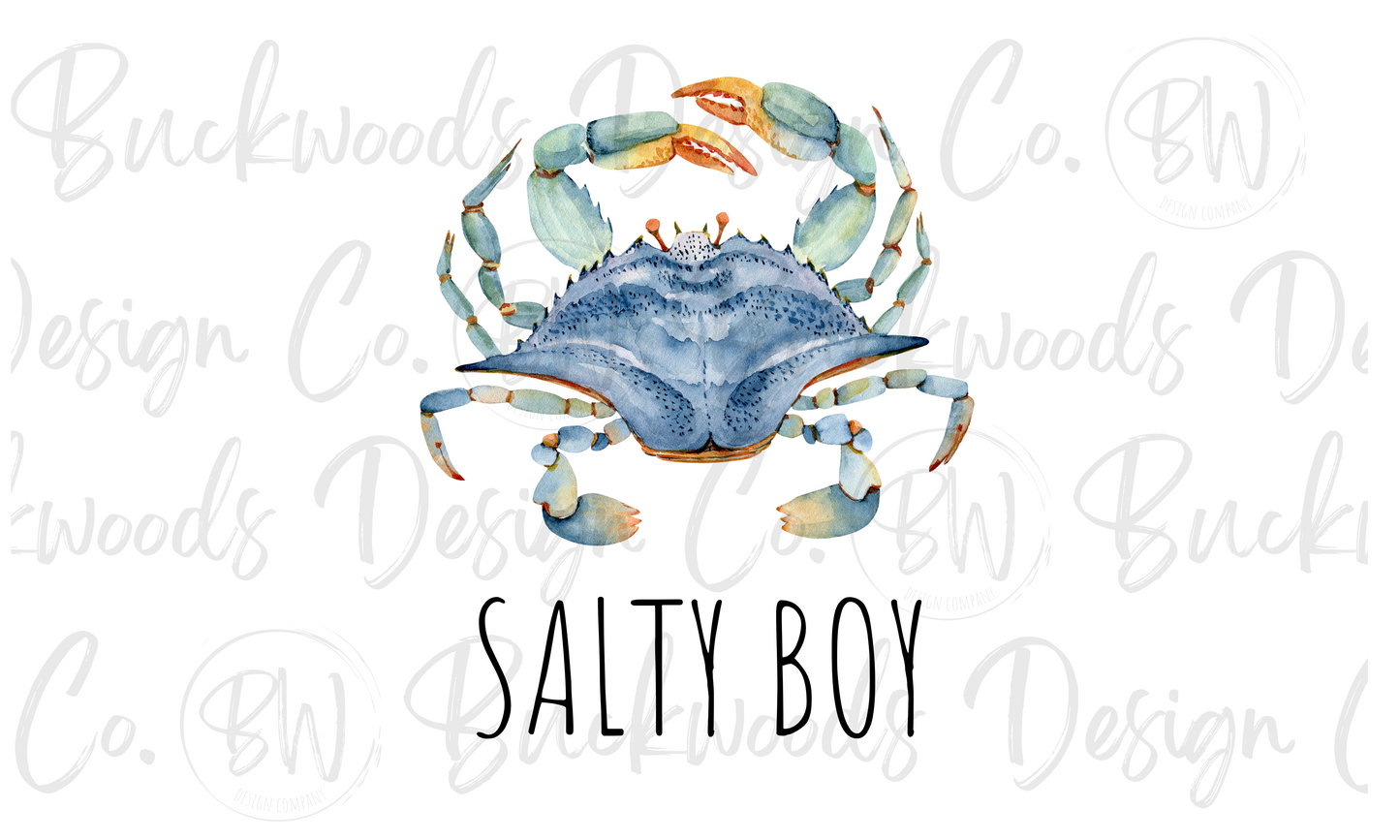 Salty Boy Digital Download PNG