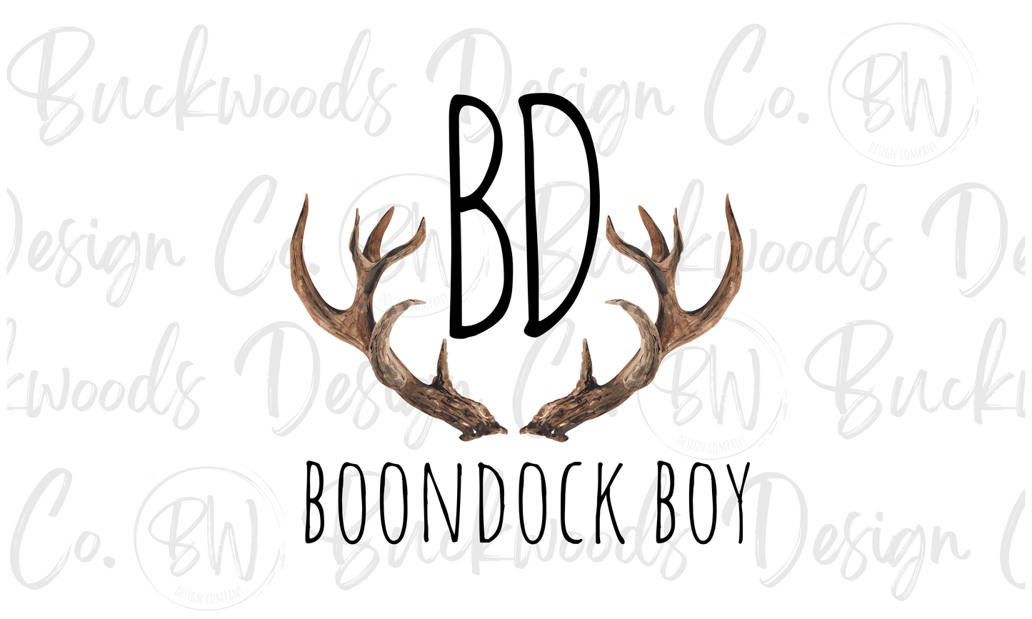 Boondock Boy Digital Download PNG