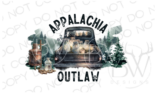 Appalachia Outlaw Moonshine Digital Download PNG