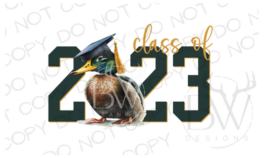 Class of 2023 Duck Graduation Digital Download PNG