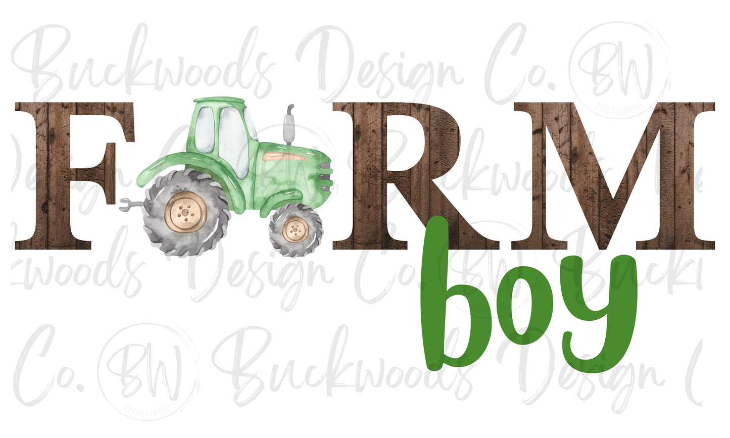 Farm Boy Digital Download PNG