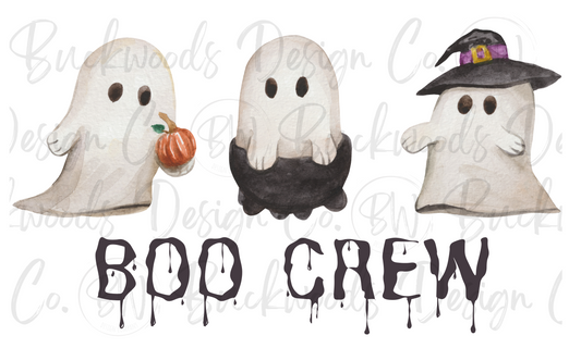 Boo Crew Halloween Digital Download PNG