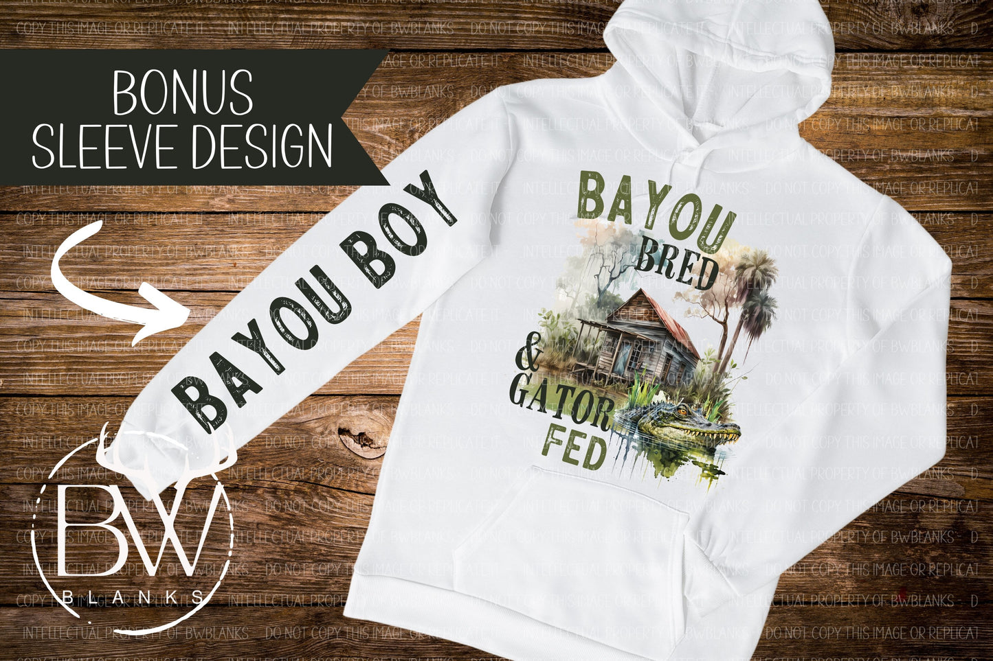 3-Pack Bayou Bred & Gator Fed Bayou Boy Digital Download PNG