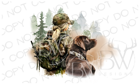 Hunter Hunting Digital Download PNG