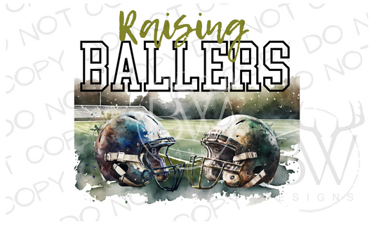 Raising Ballers Football Digital Download PNG