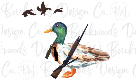 Duck Hunting Digital Download PNG