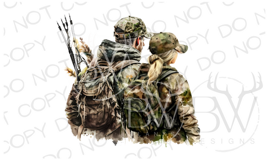 Hunter Hunting Digital Download PNG