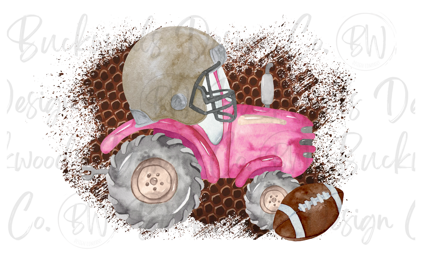 Football Tractor Digital Download PNG