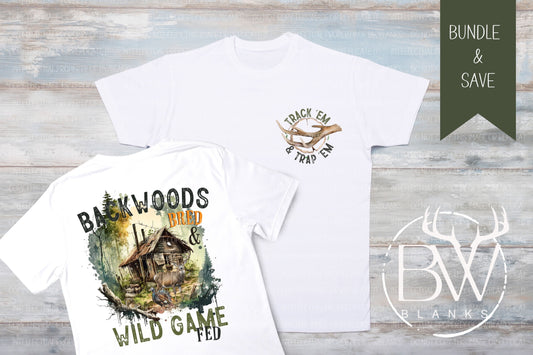 3-Pack Backwoods Bred & Wild Game Fed Deer Hunting Digital Download PNG