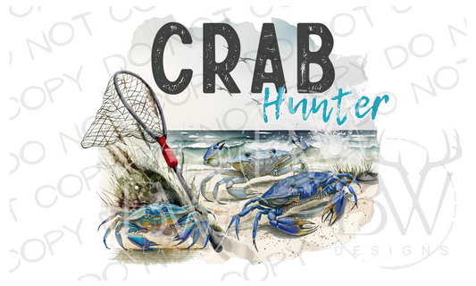 Crab Hunter Saltwater Beach Digital Download PNG