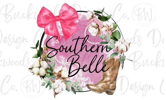 Southern Belle Digital Download PNG