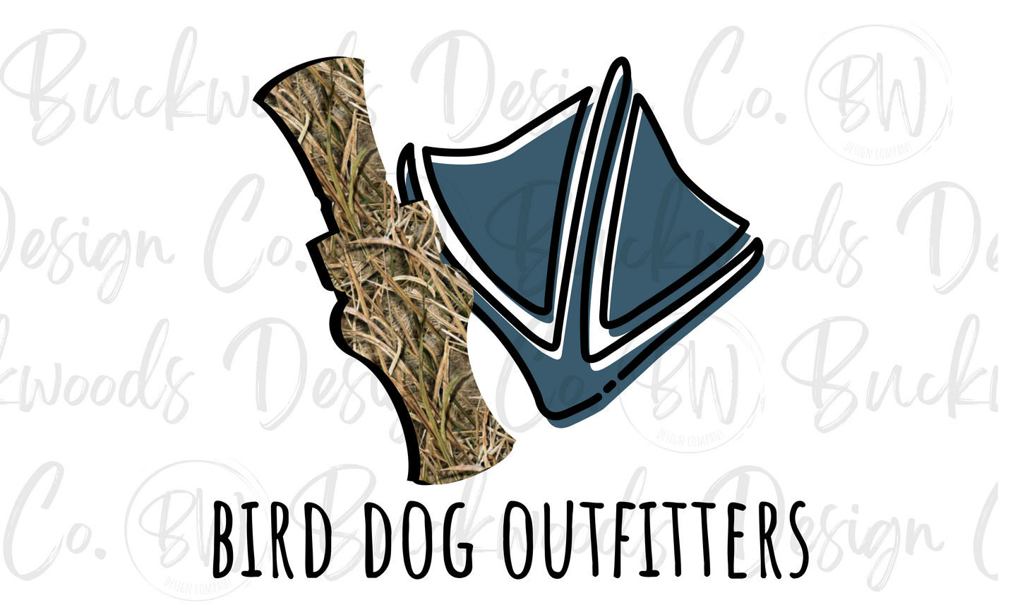 Bird Dog Outfitters Logo Duck Hunting Digital Download PNG