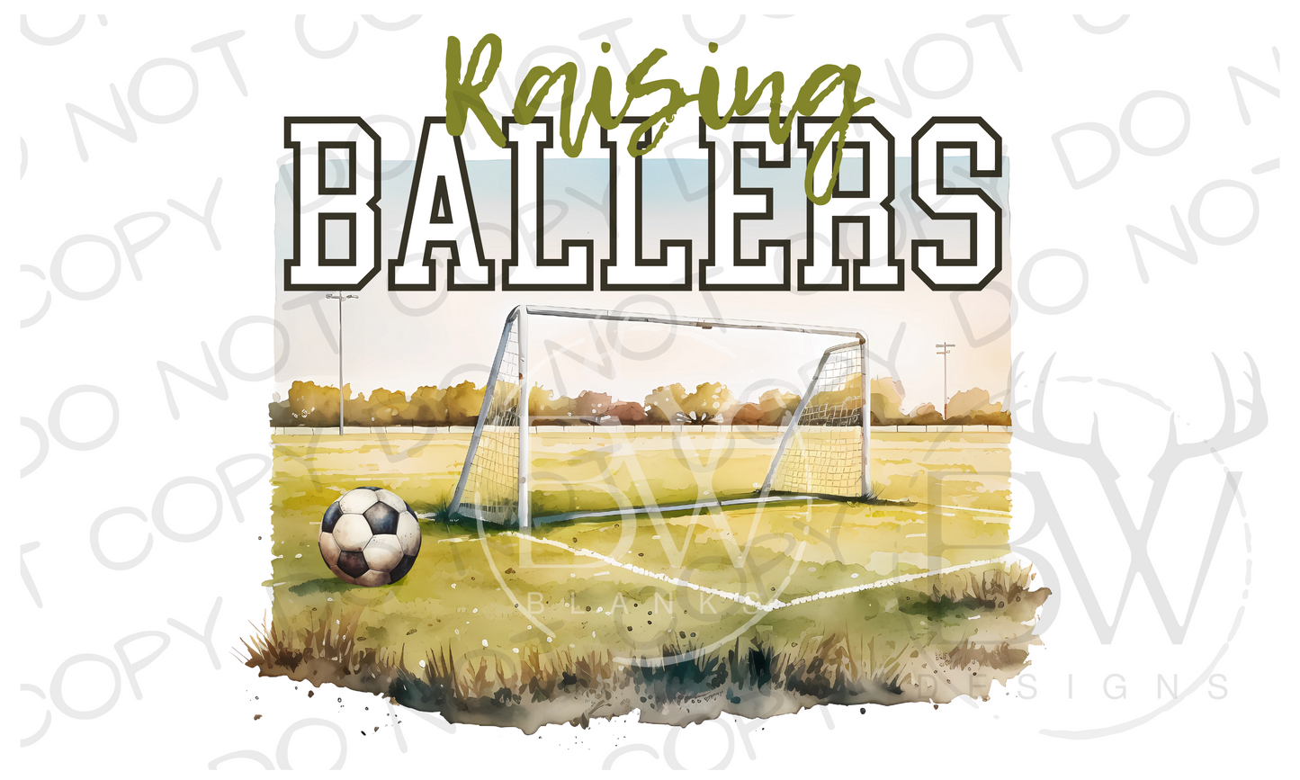 Raising Ballers Soccer Digital Download PNG