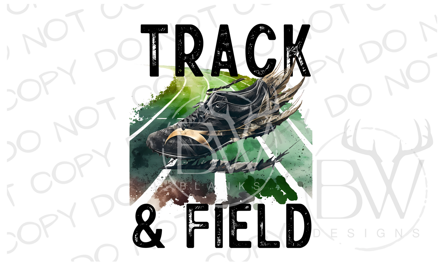 Track & Field Digital Download PNG